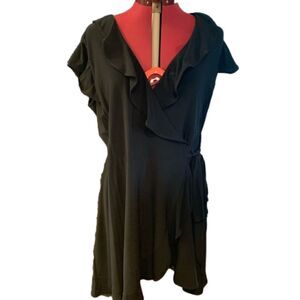 TIANA B super cute flowing black dress size XL